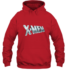 Marvel X Men Logo Retro 90s Animated Series Hooded Sweatshirt Hooded Sweatshirt - FordPhuMy