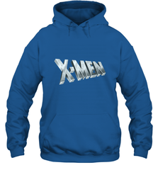 Marvel X Men Logo Retro 90s Animated Series Hooded Sweatshirt Hooded Sweatshirt - FordPhuMy