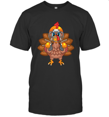 Cool Turkey Football Feathers Funny Thanksgiving Sports Gift Men's T-Shirt Men's T-Shirt - FordPhuMy