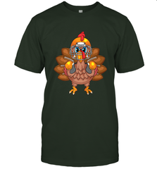 Cool Turkey Football Feathers Funny Thanksgiving Sports Gift Men's T-Shirt Men's T-Shirt - FordPhuMy