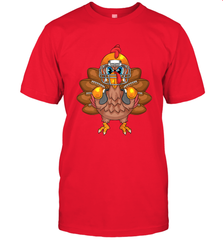 Cool Turkey Football Feathers Funny Thanksgiving Sports Gift Men's T-Shirt Men's T-Shirt - FordPhuMy