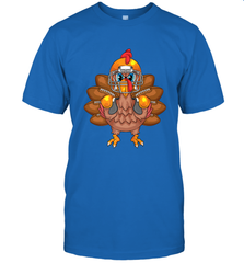 Cool Turkey Football Feathers Funny Thanksgiving Sports Gift Men's T-Shirt Men's T-Shirt - FordPhuMy