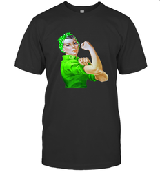 Rosie The Riveter St Patricks Day Men's T-Shirt