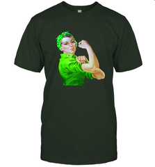 Rosie The Riveter St Patricks Day Men's T-Shirt Men's T-Shirt - FordPhuMy