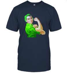 Rosie The Riveter St Patricks Day Men's T-Shirt