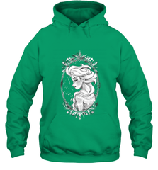 Disney Frozen Elsa Sketch Portrait Snowflakes Hooded Sweatshirt Hooded Sweatshirt - FordPhuMy