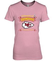NFL Kansas City Chiefs Pro Line by Fanatics Super Bowl LIV Champions Women's Premium T-Shirt Women's Premium T-Shirt - FordPhuMy