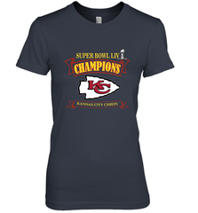 NFL Kansas City Chiefs Pro Line by Fanatics Super Bowl LIV Champions Women's Premium T-Shirt Women's Premium T-Shirt - FordPhuMy