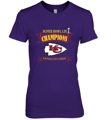 NFL Kansas City Chiefs Pro Line by Fanatics Super Bowl LIV Champions Women's Premium T-Shirt Women's Premium T-Shirt - FordPhuMy