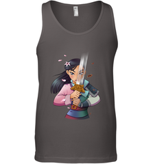 Disney Mulan Anime Half Girl Half Warrior Men's Tank Top Men's Tank Top - FordPhuMy