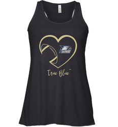 Georgia Southern Eagles Football Inside Heart  Team Women's Racerback Tank