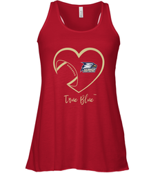 Georgia Southern Eagles Football Inside Heart  Team Women's Racerback Tank