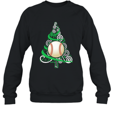 Christmas Tree Funny Cool Baseball Christmas Gifts Sports Crewneck Sweatshirt Crewneck Sweatshirt - FordPhuMy
