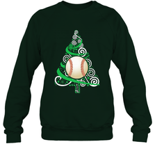 Christmas Tree Funny Cool Baseball Christmas Gifts Sports Crewneck Sweatshirt Crewneck Sweatshirt - FordPhuMy