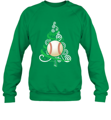 Christmas Tree Funny Cool Baseball Christmas Gifts Sports Crewneck Sweatshirt Crewneck Sweatshirt - FordPhuMy