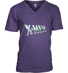 Marvel X Men Logo Retro 90s Animated Series Men's V-Neck Men's V-Neck - FordPhuMy