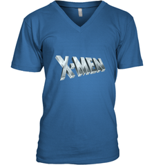 Marvel X Men Logo Retro 90s Animated Series Men's V-Neck Men's V-Neck - FordPhuMy