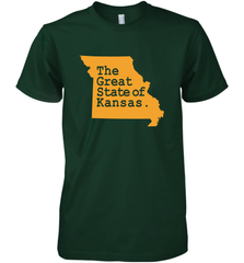 The Great State Of Kansas Men's Premium T-Shirt Men's Premium T-Shirt - FordPhuMy