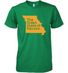 The Great State Of Kansas Men's Premium T-Shirt