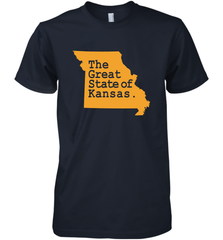 The Great State Of Kansas Men's Premium T-Shirt Men's Premium T-Shirt - FordPhuMy