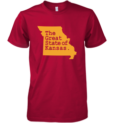 The Great State Of Kansas Men's Premium T-Shirt Men's Premium T-Shirt - FordPhuMy