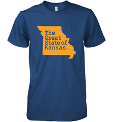 The Great State Of Kansas Men's Premium T-Shirt Men's Premium T-Shirt - FordPhuMy