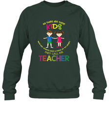 They Call Me Teacher School Kids Fun Appreciation Crewneck Sweatshirt Crewneck Sweatshirt - FordPhuMy