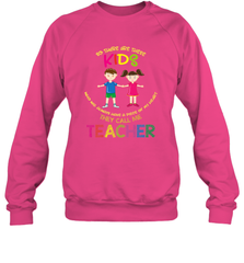 They Call Me Teacher School Kids Fun Appreciation Crewneck Sweatshirt Crewneck Sweatshirt - FordPhuMy