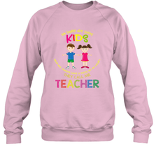 They Call Me Teacher School Kids Fun Appreciation Crewneck Sweatshirt Crewneck Sweatshirt - FordPhuMy