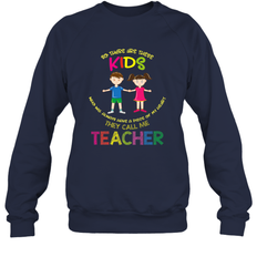 They Call Me Teacher School Kids Fun Appreciation Crewneck Sweatshirt