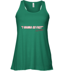 Talladega Nights I Wanna Go Fast Ricky Bobby Signature Women's Racerback Tank Women's Racerback Tank - FordPhuMy