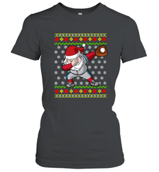 Christmas Dabbing Santa Baseball Gift Women's T-Shirt