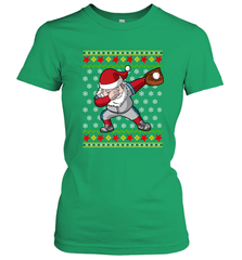 Christmas Dabbing Santa Baseball Gift Women's T-Shirt Women's T-Shirt - FordPhuMy