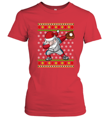 Christmas Dabbing Santa Baseball Gift Women's T-Shirt Women's T-Shirt - FordPhuMy