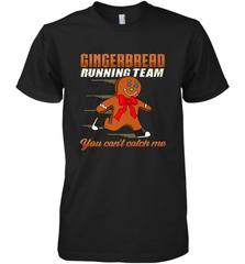 Christmas Gingerbread Man Cookie Gingerbread Running Team Men's Premium T-Shirt Men's Premium T-Shirt - FordPhuMy