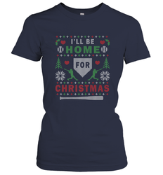 Premium Baseball Ugly Christmas Sweater Pattern Women's T-Shirt