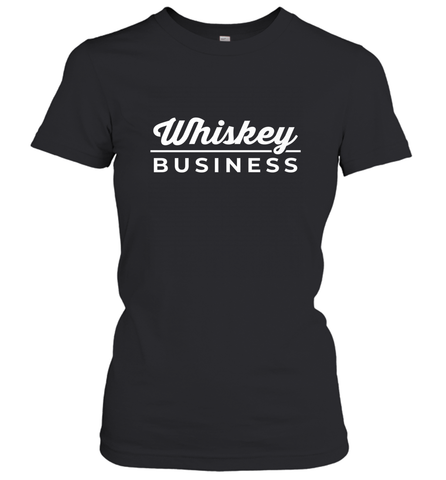 Whiskey Business Drinking St Patrick's Day Women's T-Shirt Women's T-Shirt / Black / S Women's T-Shirt - FordPhuMy