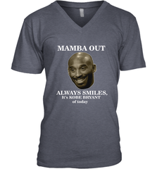 Mamba out always smiles, It's Kobe Bryant of today. Men's V-Neck Men's V-Neck - FordPhuMy