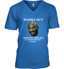 Mamba out always smiles, It's Kobe Bryant of today. Men's V-Neck Men's V-Neck - FordPhuMy