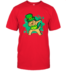 Dabbing Irish Terrier Dog Leprechaun St Patricks Day Ireland Men's T-Shirt Men's T-Shirt - FordPhuMy