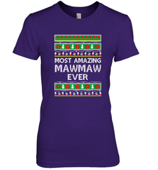 Xmas Gifts for Maw Maw Ugly Christmas gift idea Women's Premium T-Shirt Women's Premium T-Shirt - FordPhuMy