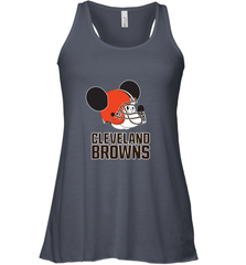 Nfl Cleveland Browns Mickey Mouse Team Women's Racerback Tank Women's Racerback Tank - FordPhuMy