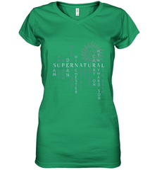 Supernatural For Men Woman Women's V-Neck T-Shirt Women's V-Neck T-Shirt - FordPhuMy