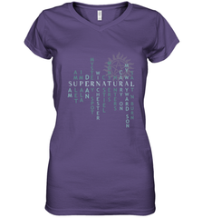 Supernatural For Men Woman Women's V-Neck T-Shirt Women's V-Neck T-Shirt - FordPhuMy
