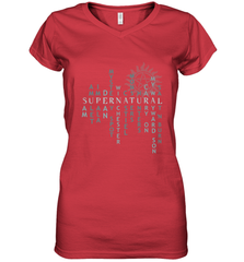 Supernatural For Men Woman Women's V-Neck T-Shirt Women's V-Neck T-Shirt - FordPhuMy