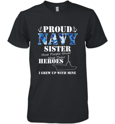 US Military Proud Navy Sister Men or Women Men's Premium T-Shirt