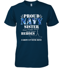 US Military Proud Navy Sister Men or Women Men's Premium T-Shirt Men's Premium T-Shirt - FordPhuMy