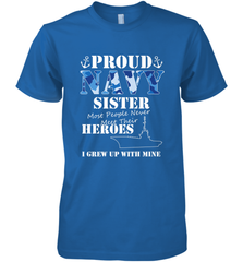 US Military Proud Navy Sister Men or Women Men's Premium T-Shirt Men's Premium T-Shirt - FordPhuMy