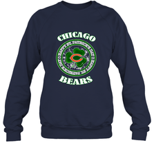 NFL Chicagi Bears Logo Happy St Patrick's Day Crewneck Sweatshirt Crewneck Sweatshirt - FordPhuMy