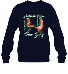 Football mom cane gang 2 Crewneck Sweatshirt